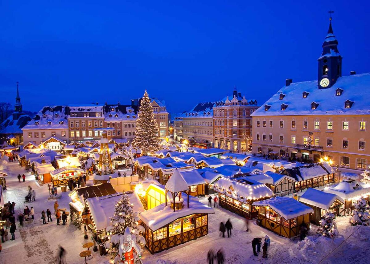 Weihnachten im Erzgebirge, Weihnachtsmarkt in Annaberg-Buchholz