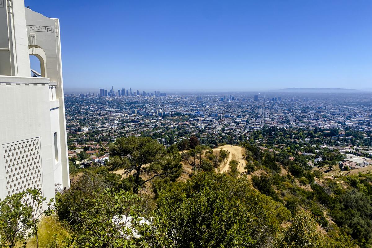 A view from the Griffith Observatory.