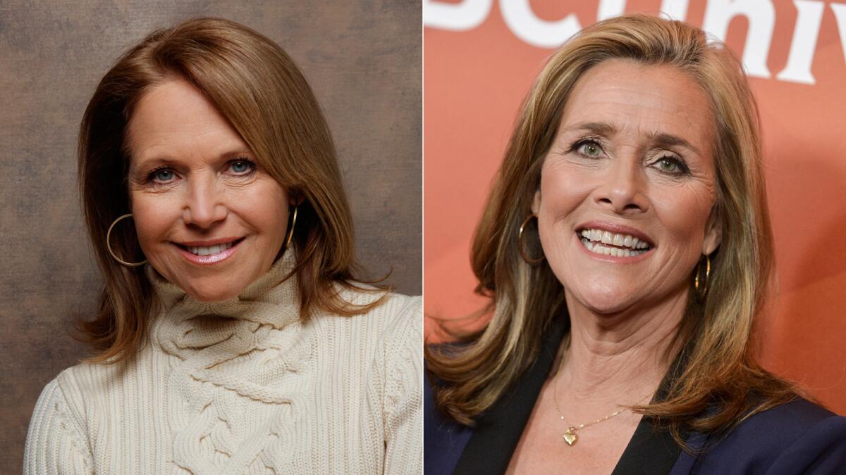 Katie Couric and Meredith Vieira