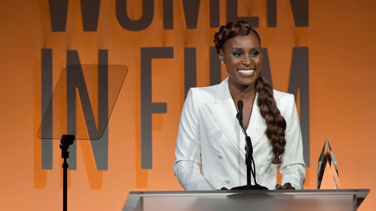 Issa Rae gave an empowered acceptance speech at the Women in Film gala.