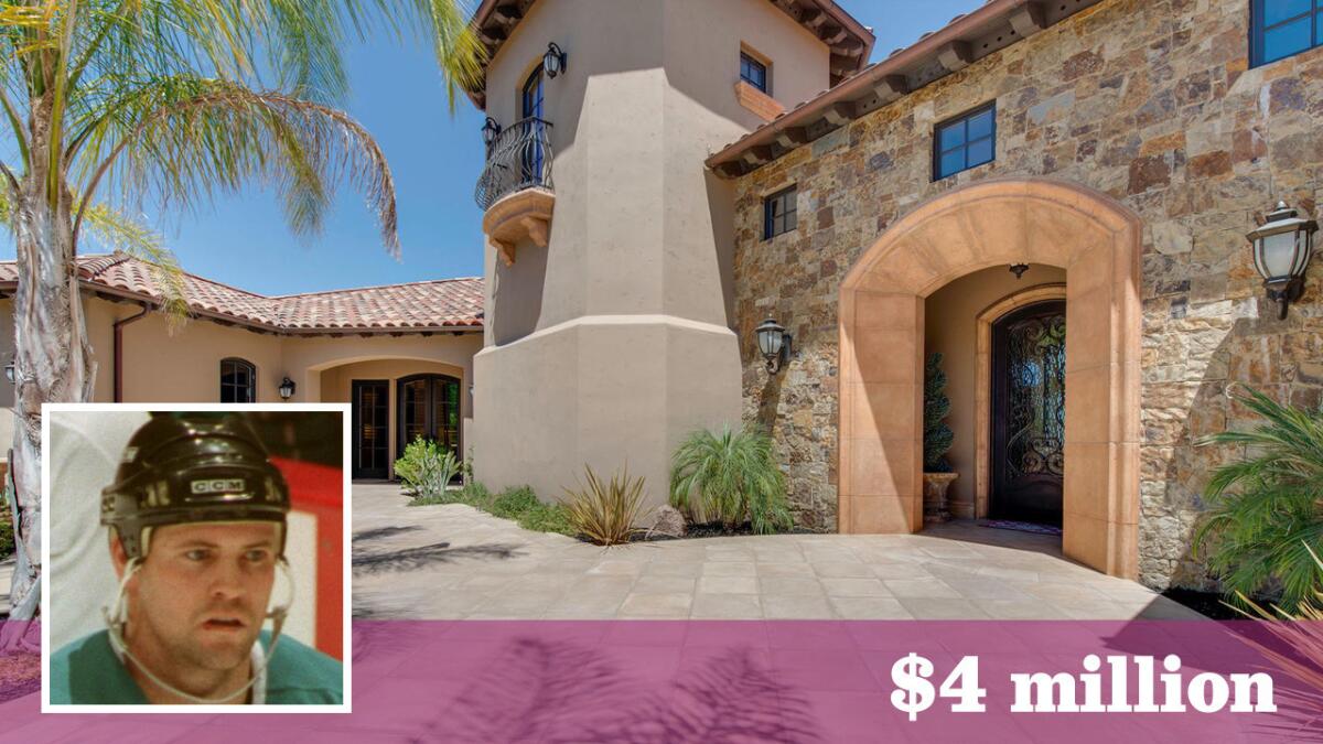 Retired NHL star Owen Nolan had asked as much as $4.9 million for the 9,464-square-foot home in the San Jose foothills.