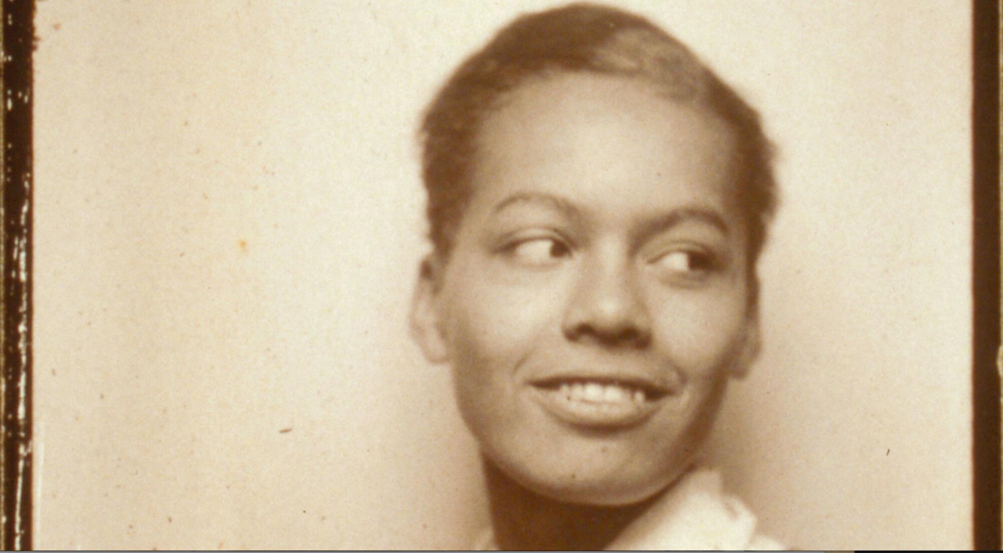 A personal photograph of a young Pauli Murray.
