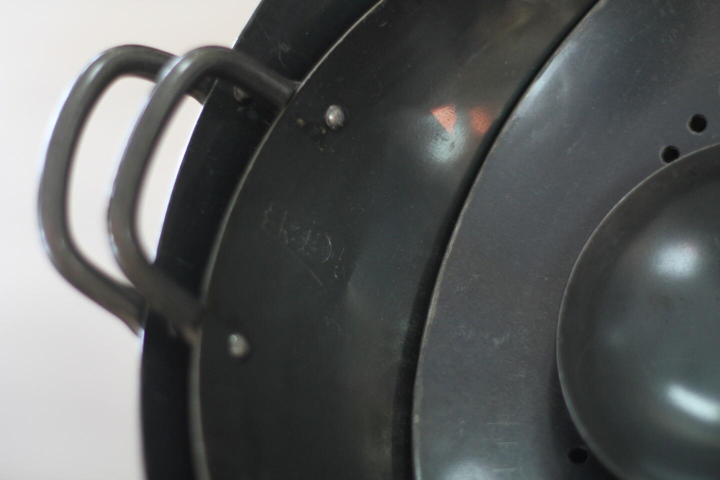 Japanese Wok from Hitachiya These steel woks, hand-hammered in Yokohama, heat up fast, have a silky finish and clean up well too. $58 to $102 at Hitachiya, Rolling Hills Plaza, 2509 W. Pacific Coast Highway, Torrance, (310) 534-3136, http://www.hitachiya.com