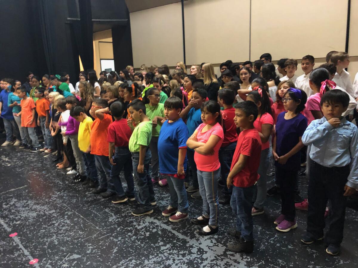 Over 40 children from the One World Children’s Choir joined with 85 other children in Ensenada for a “unity” concert.