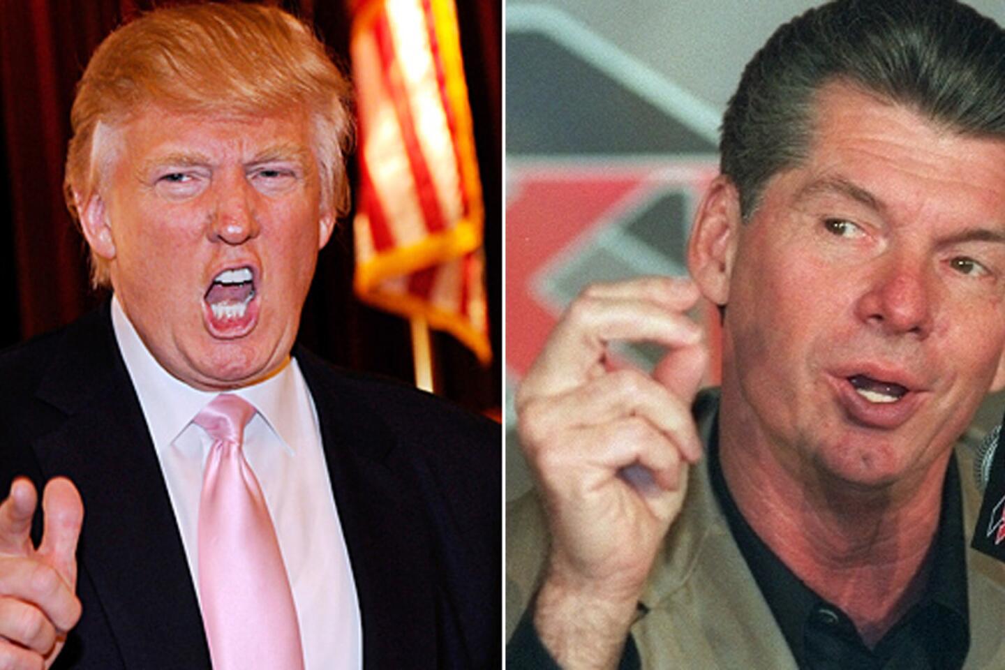 Donald Trump versus Vince McMahon