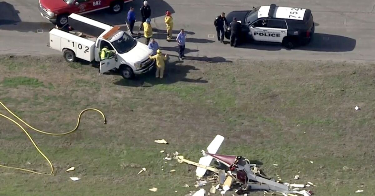 Small plane crashes at Torrance airport