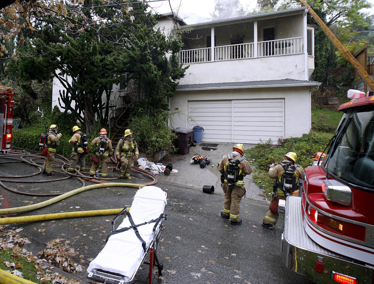 Photo Gallery: House fire in Glendale