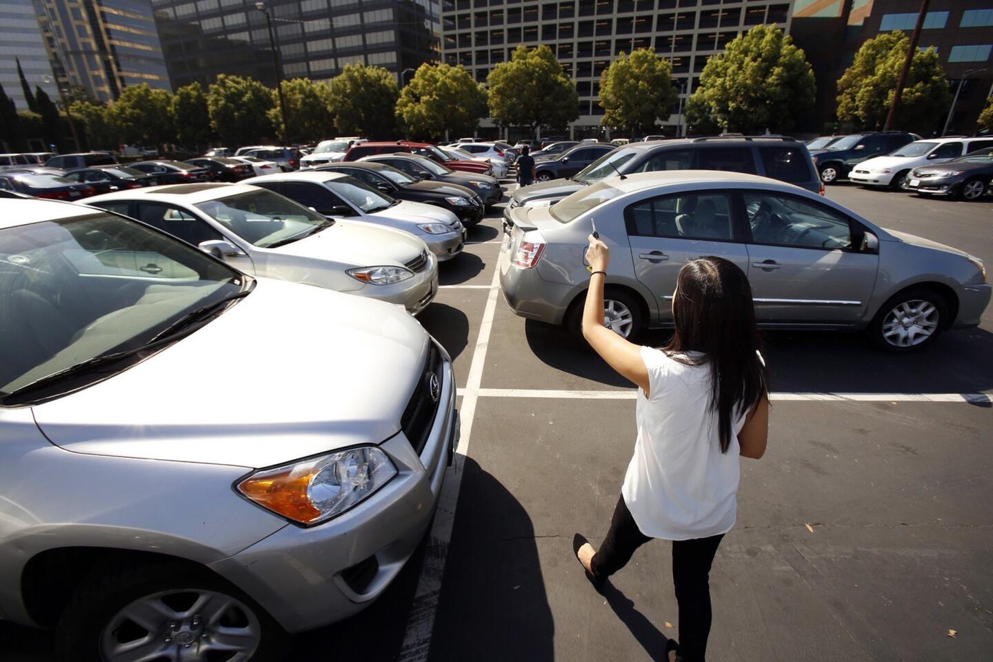 Retrieving cars at UCLA