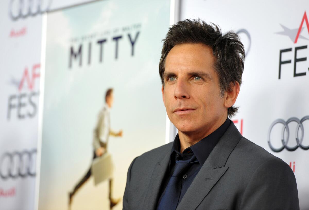 Director and star Ben Stiller attends the AFI Fest premiere of his film "The Secret Life of Walter Mitty," adapted from the story by James Thurber.