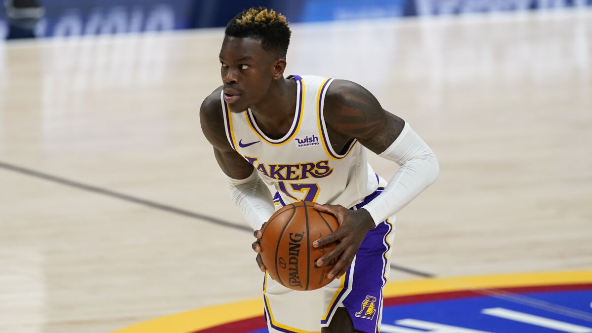 Lakers guard Dennis Schroder, who played with the team during the 2020-21 season, is rejoining the team.
