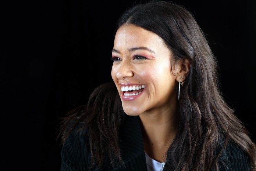 LOS ANGELES, CALIFORNIA--JAN. 14, 2019--Actress Gina Rodriguez has a busy year ahead, starring in "Miss Bala" and other upcoming projects. Photographed at the London Hotel West Hollywood on Jan. 13, 2019. (Carolyn Cole/Los Angeles Times)