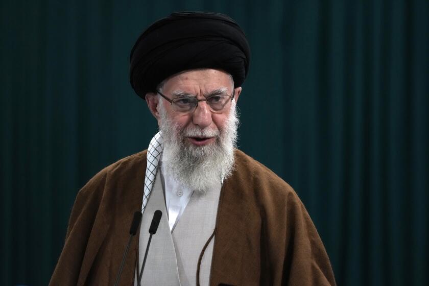 El líder supremo iraní, ayatolá Alí Jamanei, en Teherán, el 10 de mayo de 2024. (Foto AP /Vahid Salemi)