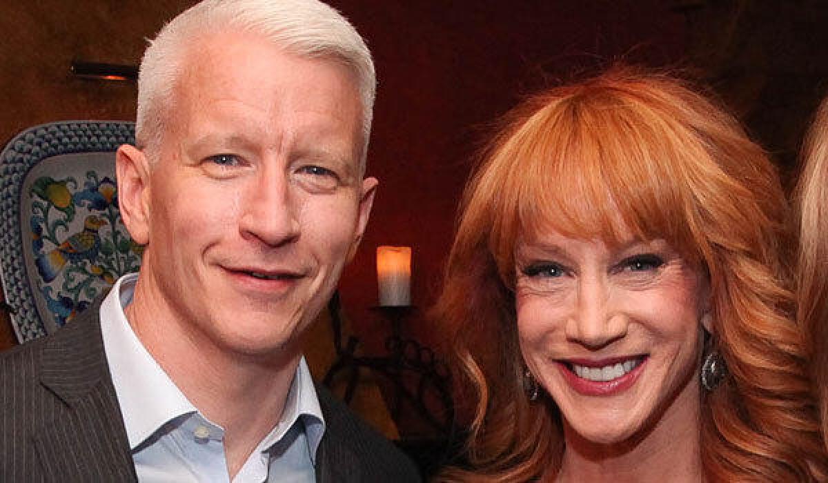 Anderson Cooper and Kathy Griffin