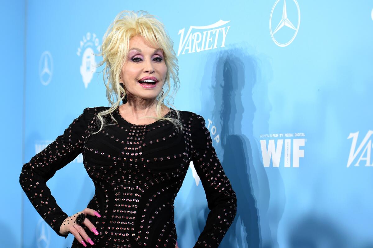 Dolly Parton attends the Variety and Women in Film event. (Richard Shotwell / Variety / REX / Shutterstock)