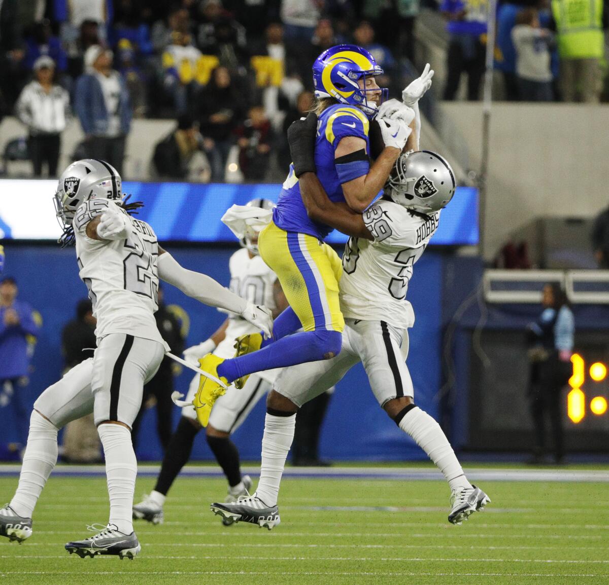 Van Jefferson, Ben Skowronek, Tutu Atwell make plays on Rams - Los ...