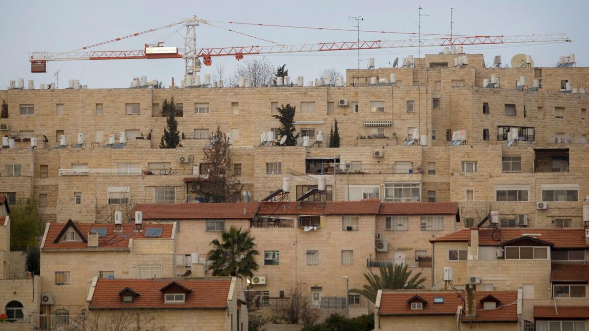 Jerusalem's Gilo neighborhood in January 2011.