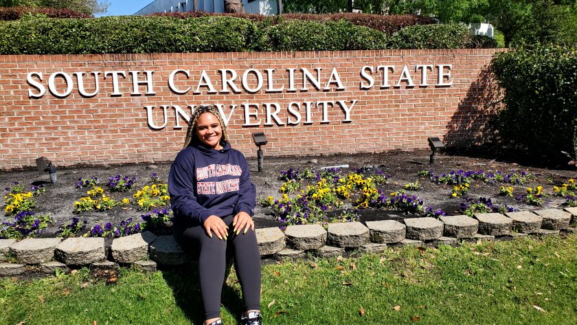 Ayana Johnson has committed to play volleyball for South Carolina State University, an HBCU.