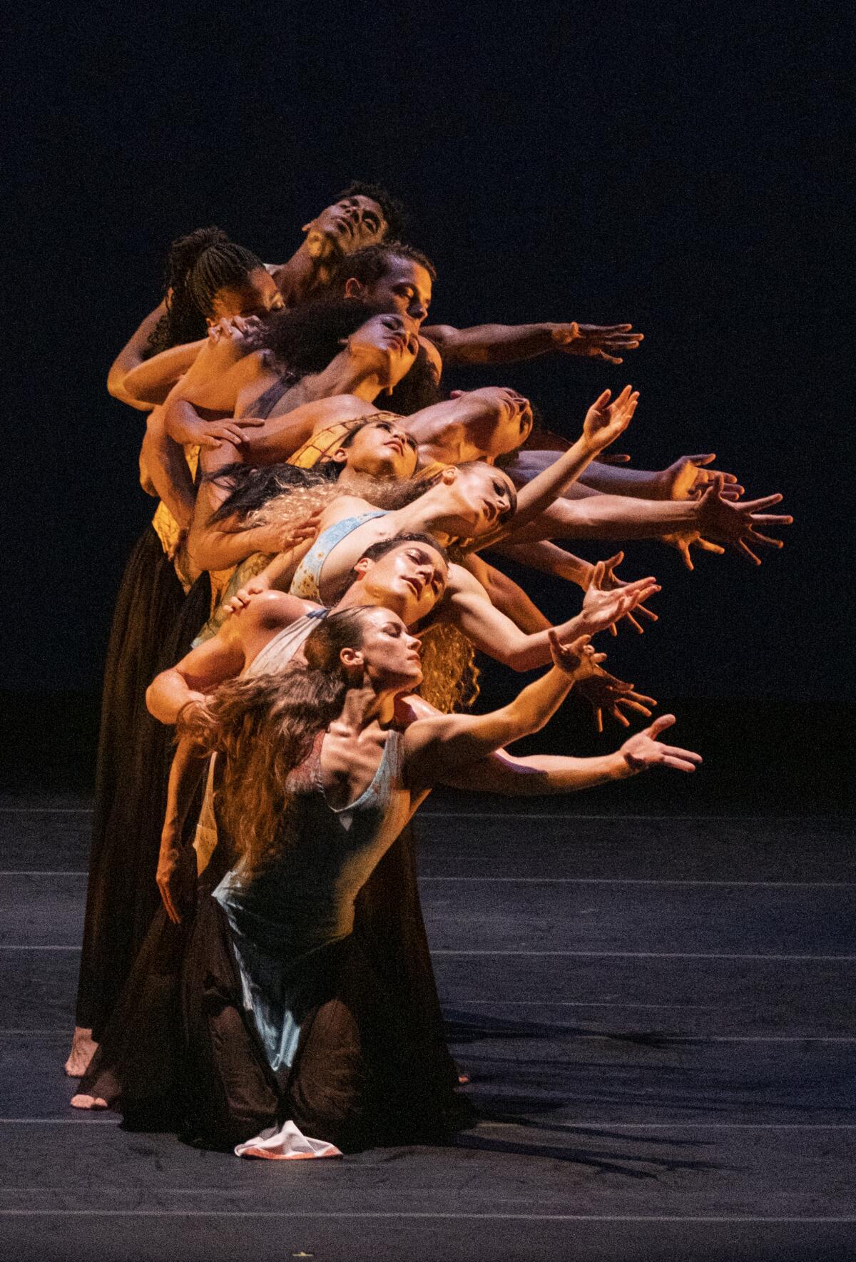 The Martha Graham Dance Company performs during "The Canticle for Innocent Comedians."