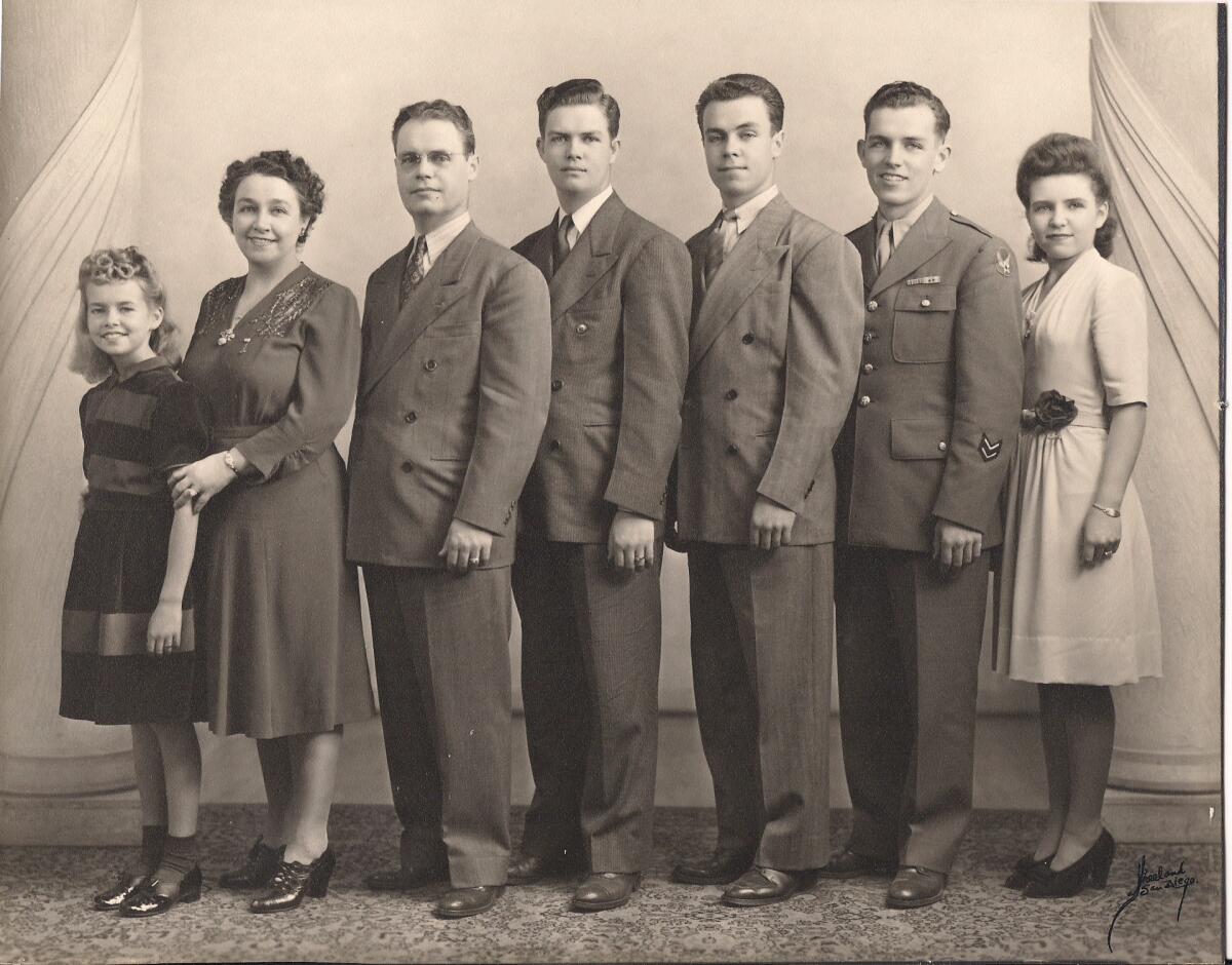 The Jacobs family in 1942.