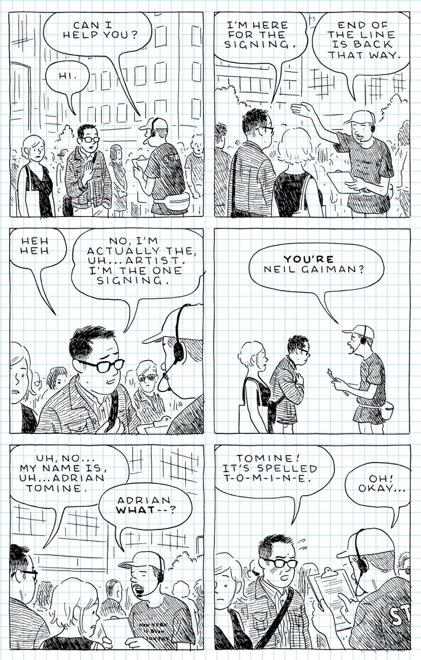 Image result for Adrian Tomine's The Loneliness of the Long-Distance Cartoonist