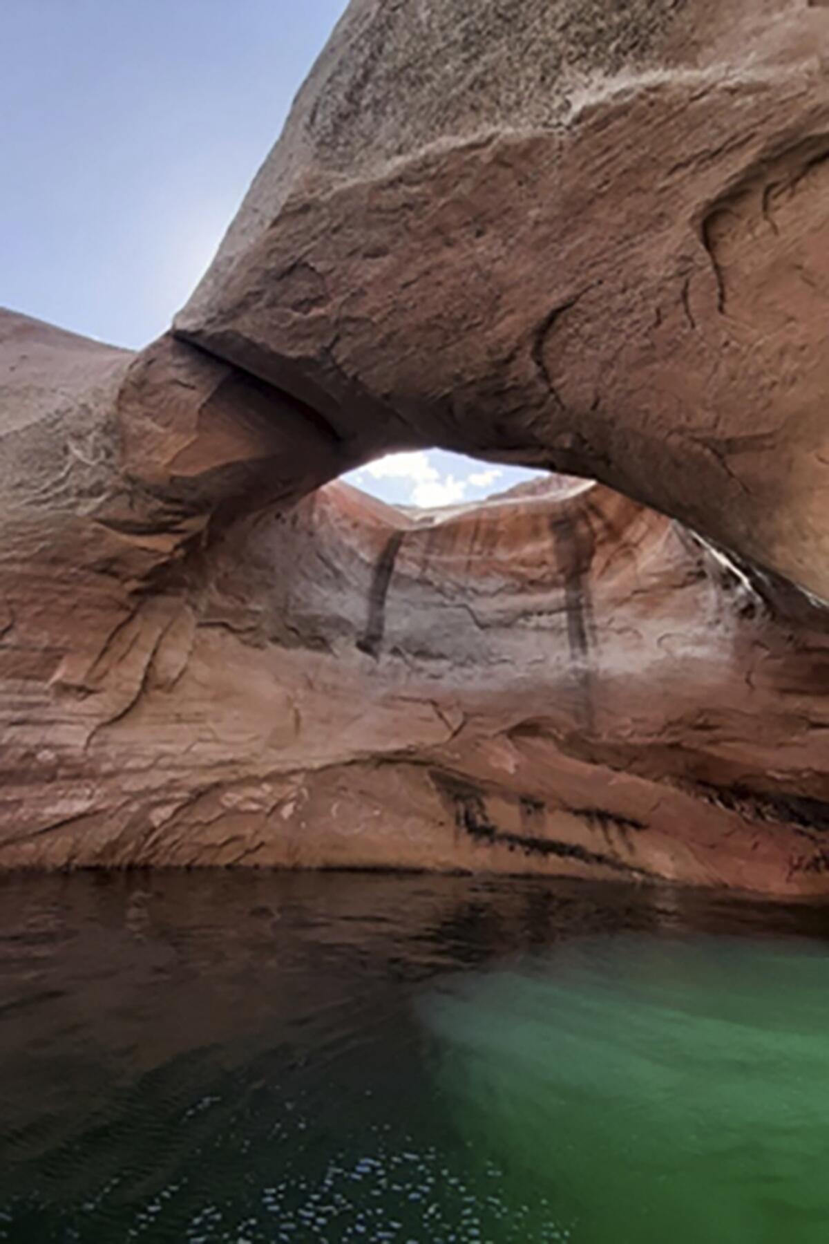 An Arch That Rocks Geological feature 'Double Arch' collapses in southern Utah - Los ...