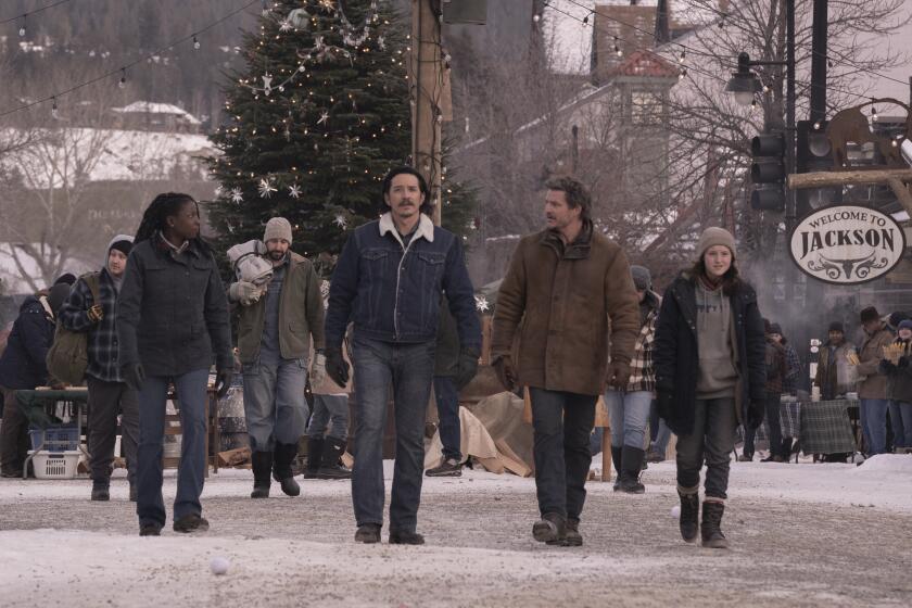 Rutina Wesley, Gabriel Luna, Pedro Pascal and Bella Ramsey in episode 6 of "The Last of Us."