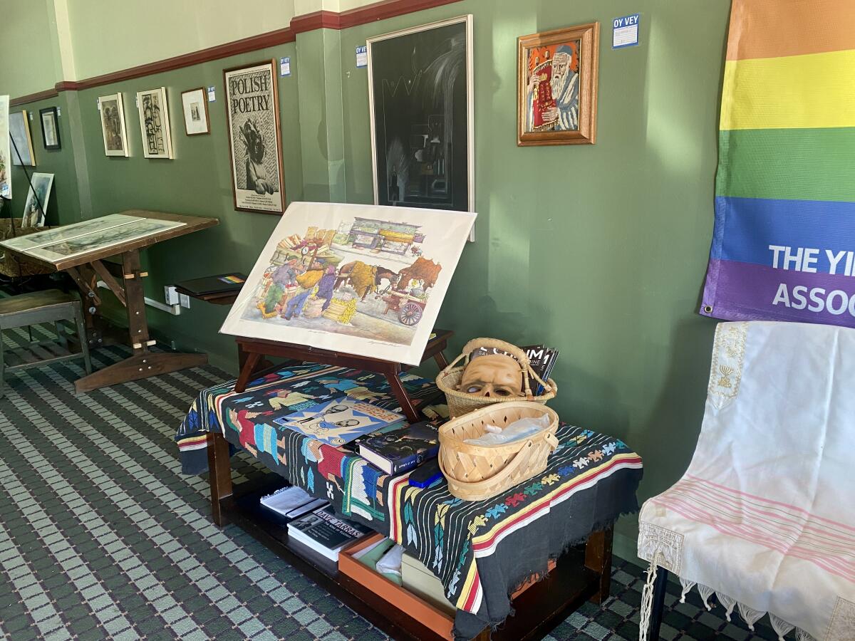 Yiddishland California will serve as a cultural center, a classroom and an art gallery.