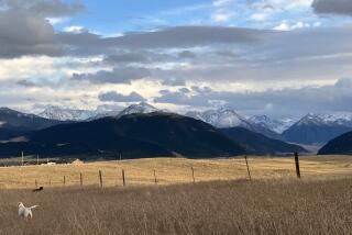 A view of the Paradise Valley and the Absaroka Mountain Range, on the outskirts of Livingston, Mont.
