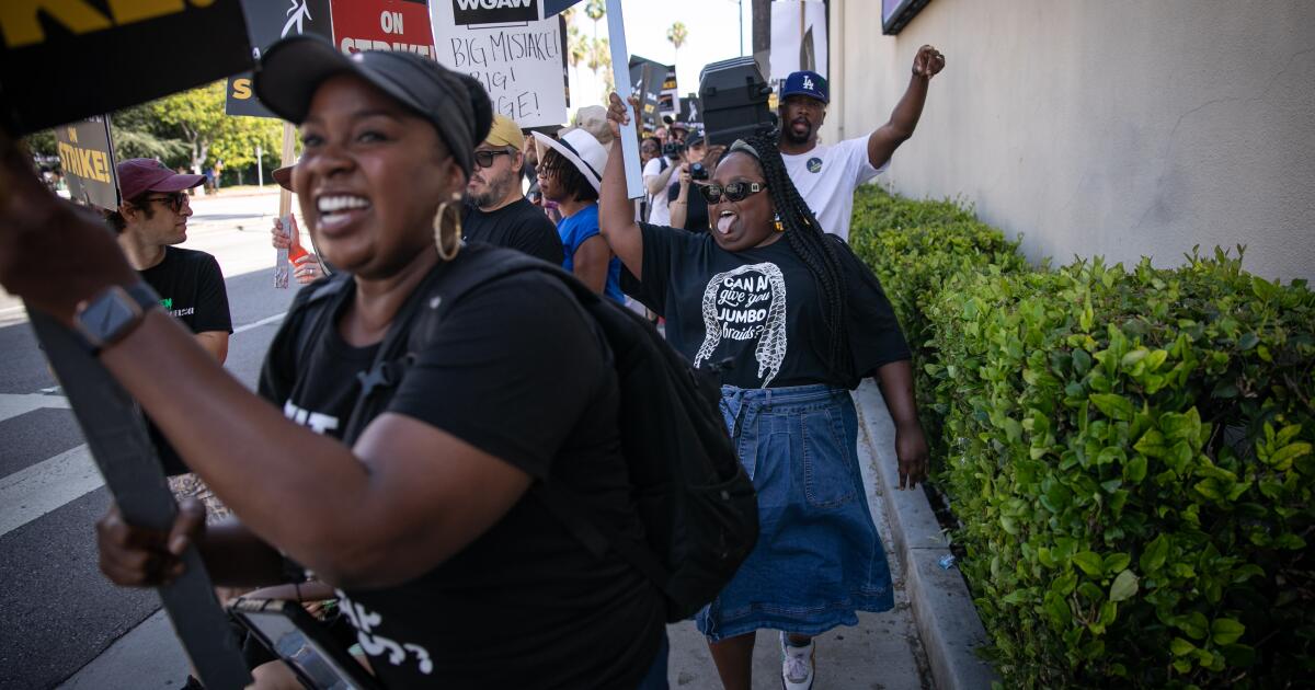 Will 'hot labor summer' solidarity last for Black Hollywood?