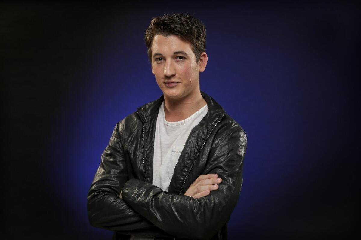 Miles Teller, seen here at the Los Angeles Times' Young Hollywood roundtable in 2013, says in a recent interview that he did "Divergent" for "business reasons."