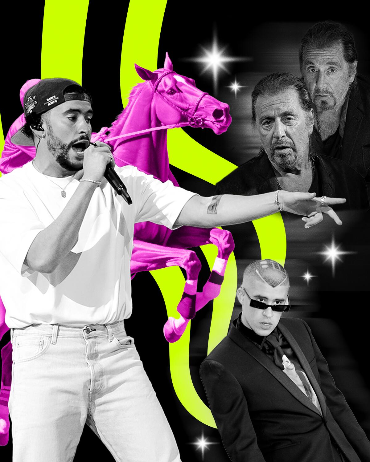 Al Pacino and Sergio Pérez make cameos in Bad Bunny's latest music video