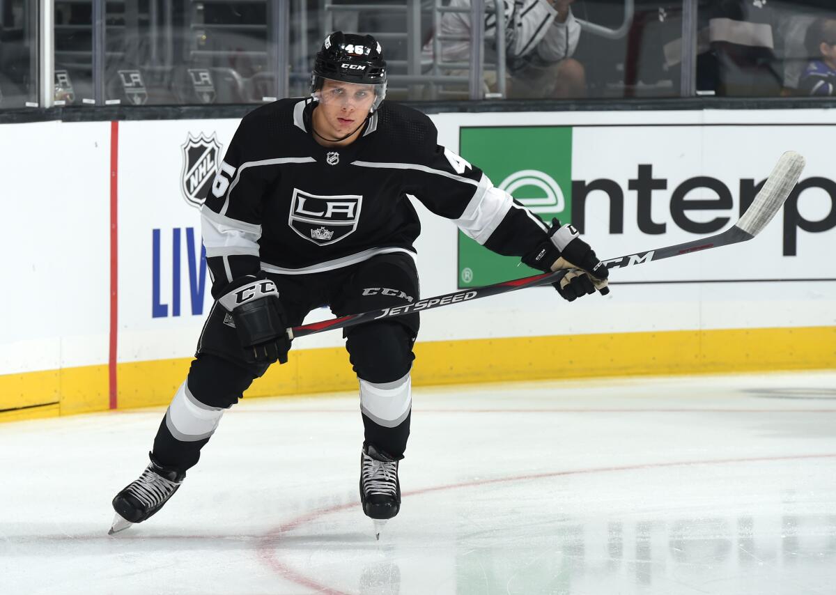 Kings forward Blake Lizotte has impressed new coach Todd McLellan.