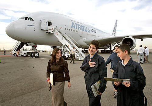 Visitors -- Airbus A380 at LAX