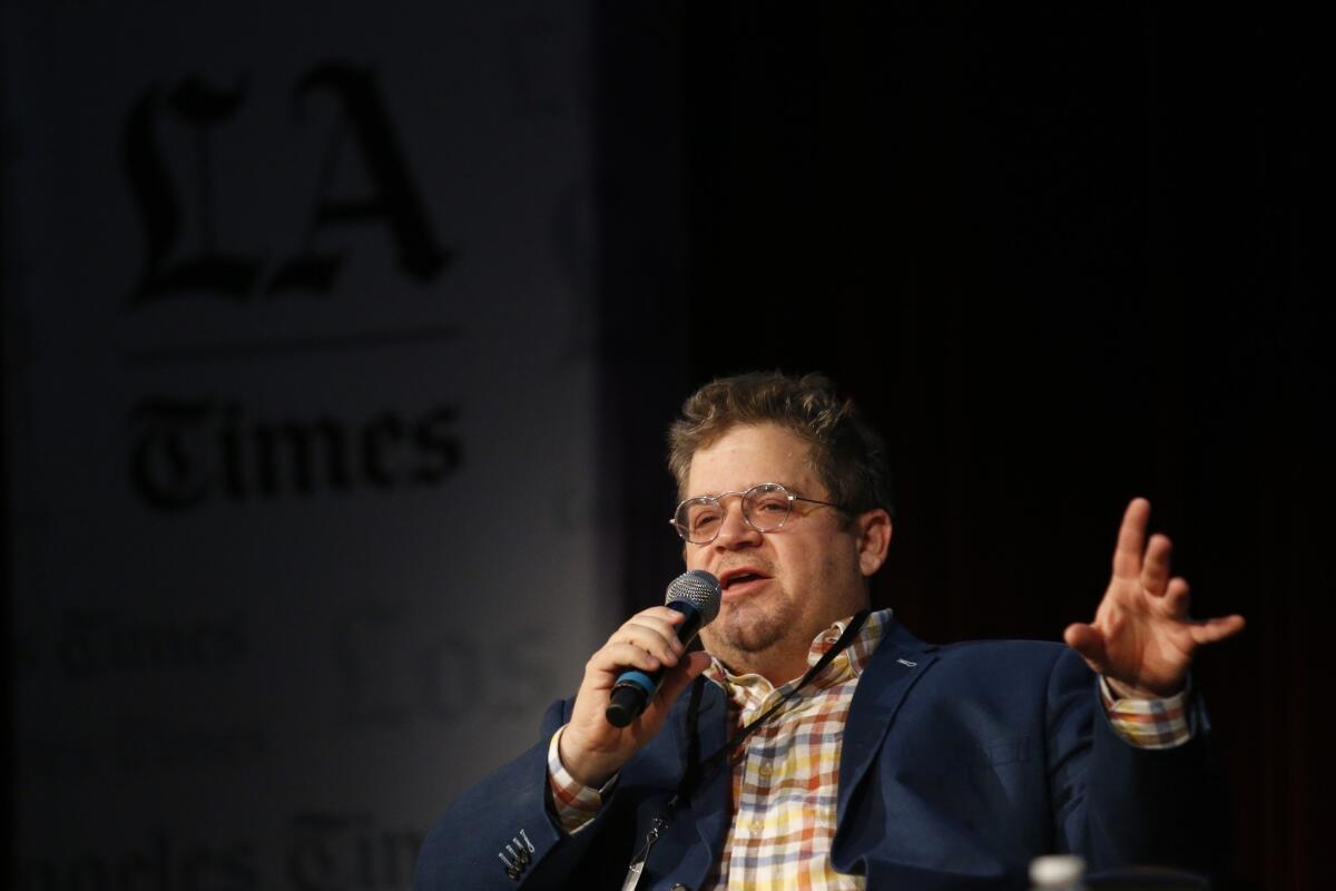 Comedian Patton Oswalt talks about his new book at The Los Angeles Times Festival of Books at USC.