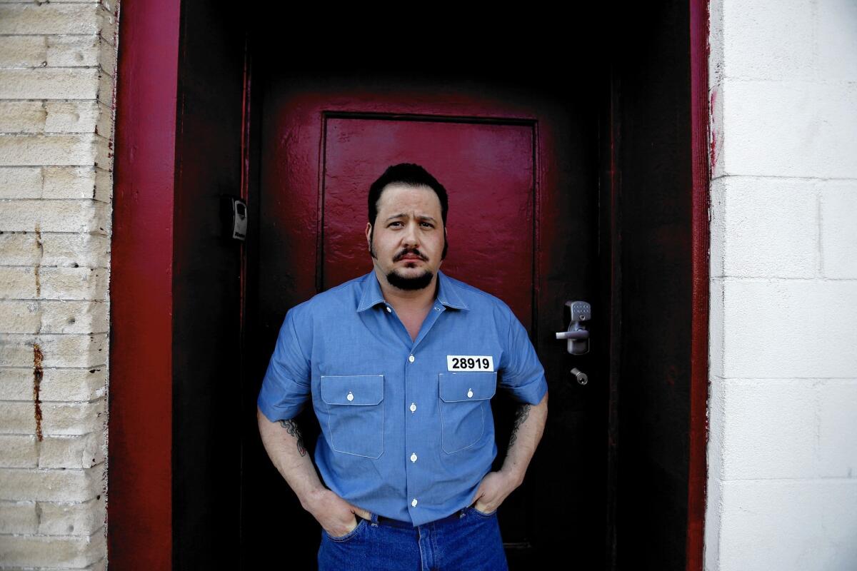 Chaz Bono in costume for "Down the Road."