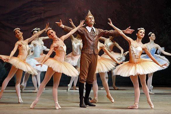 Alexey Loparevich portrays the "Don Quixote" title character as Russia's Bolshoi Ballet opens its visiting production of "Don Quixote" Feb. 24 at the Orange County Performing Arts Center. A signature Bolshoi production, "Don Quixote" is based on Cervantes' novel and has been shaped (and reshaped) since 1869 by Marius Petipa, Alexandr Gorsky, Alexei Fadeyechev and at least three more credited choreographers.