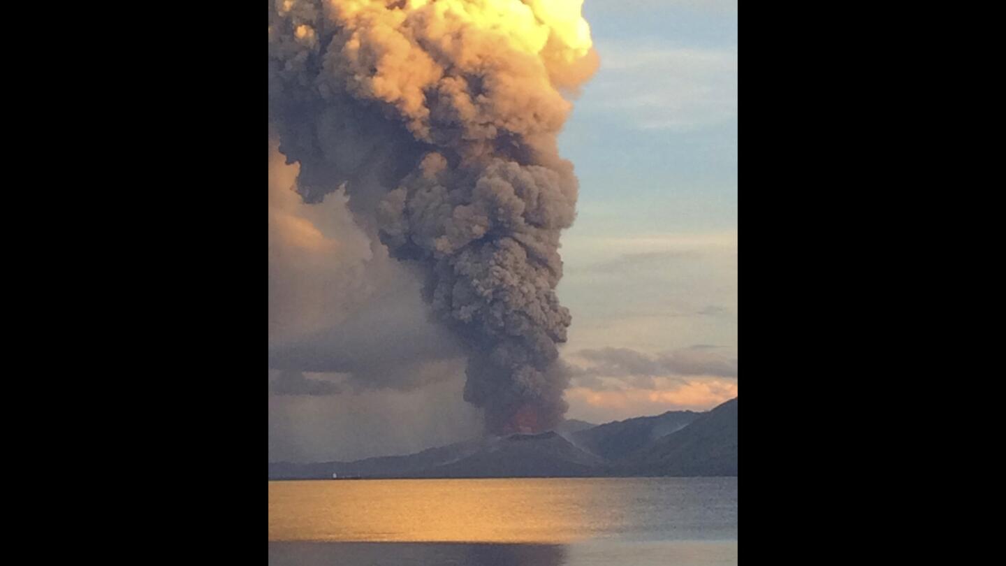 Papua New Guinea volcanic eruption