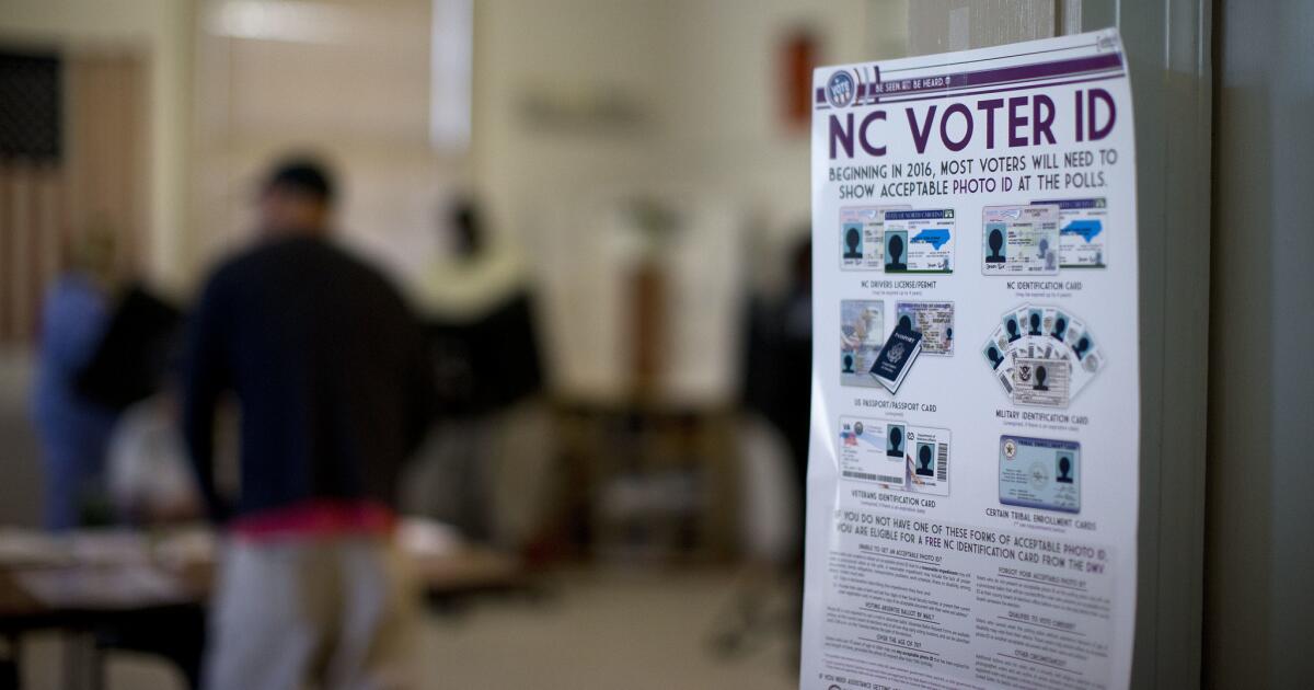 Supreme Court denies North Carolina appeal to enforce its voter ID rules