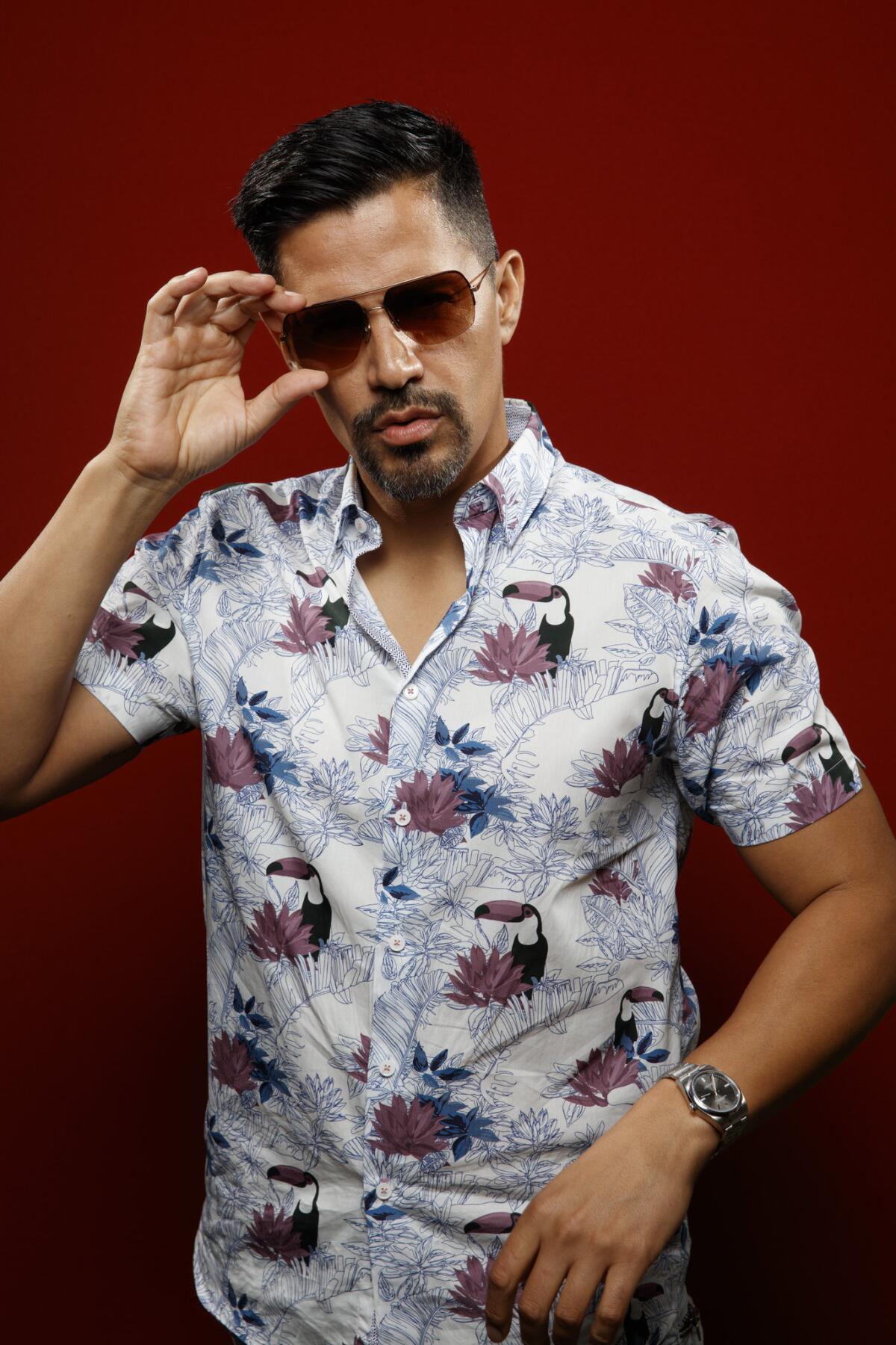 Jay Hernandez from the television series "Magnum P.I."