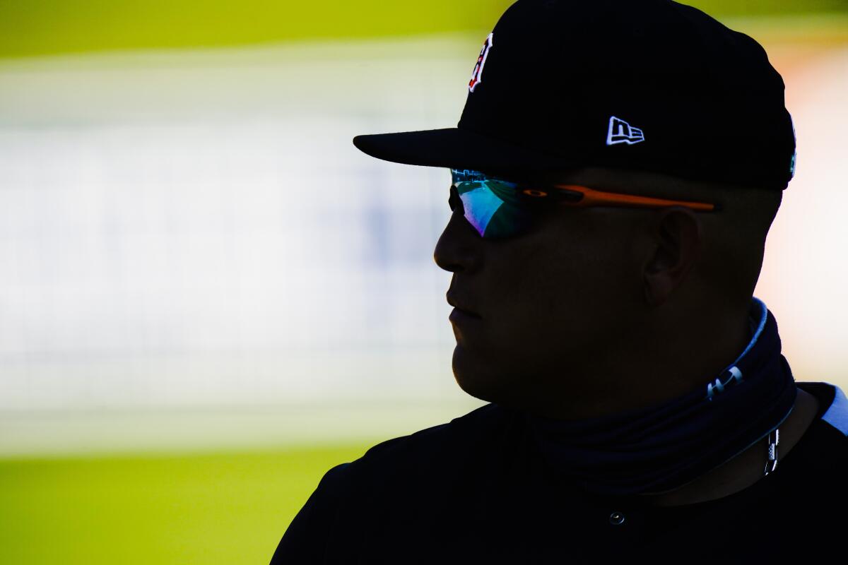 El venezolano Miguel Cabrera, de los Tigres de Detroit