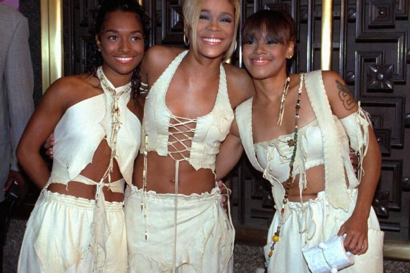 VH1 saw high ratings for its biopic about TLC, made up of Rozonda "Chilli" Thomas, left, Tionne "T-Boz" Watkins and Lisa "Left Eye" Lopes.