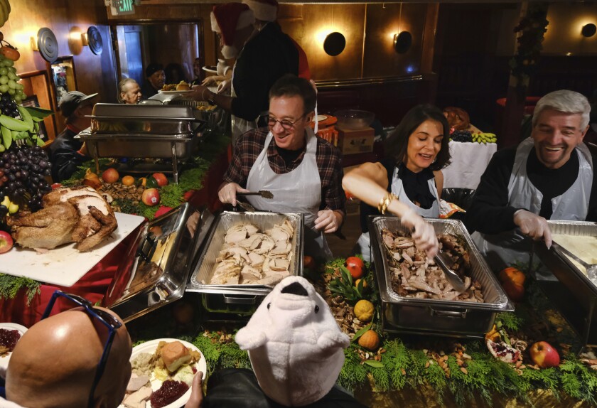 Laugh Factory Christmas dinner