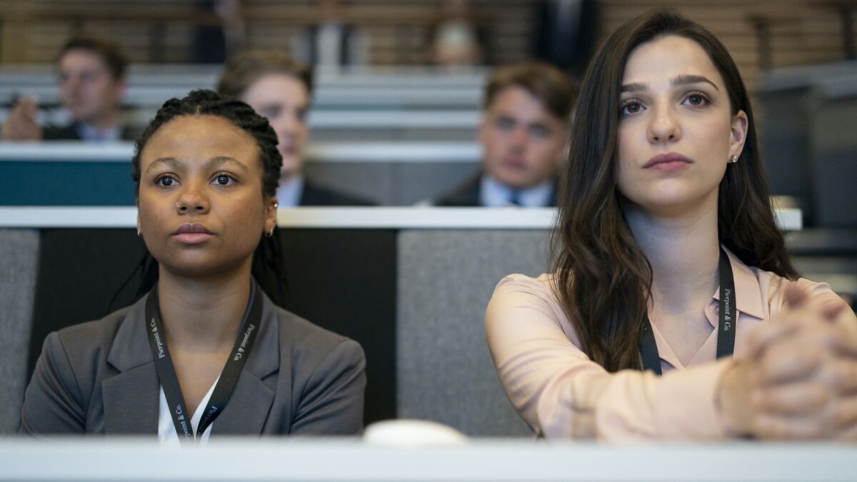  Myha'la Herrold and Marisa Abela in "Industry" on HBO.