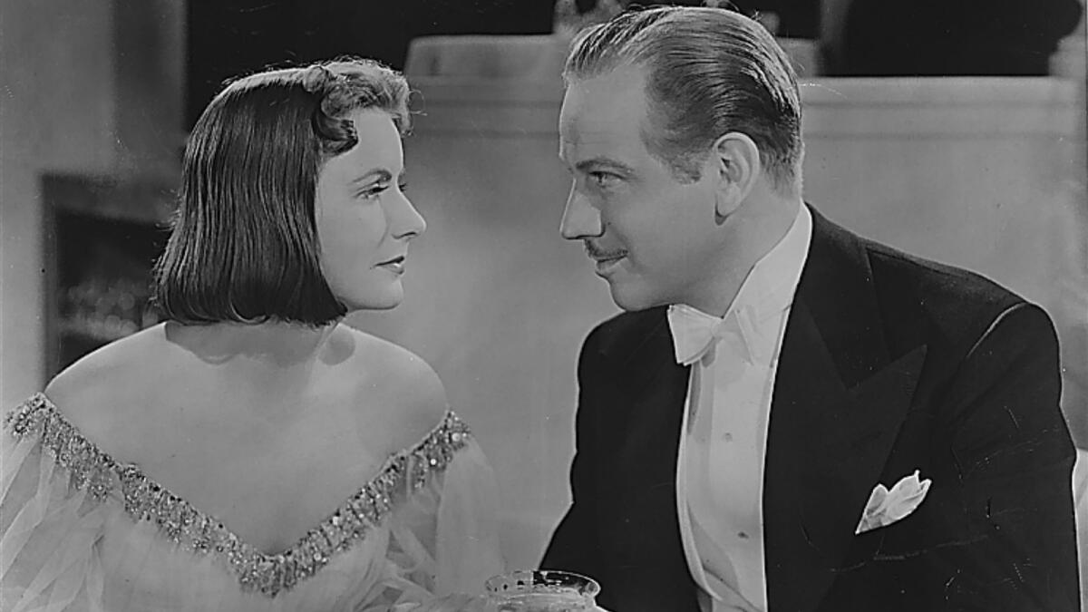 Greta Garbo and Melvyn Douglas in "Ninotchka."