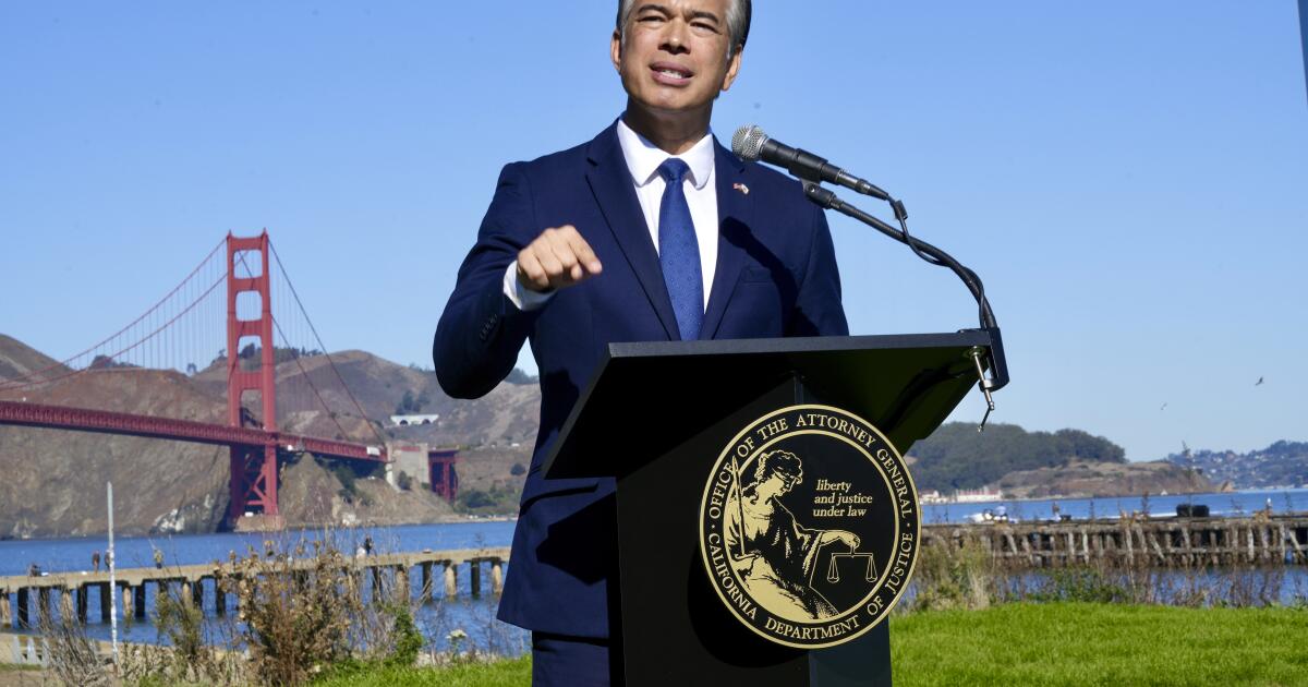 California voters shifted toward Trump. Should the governor’s race be about fighting him?