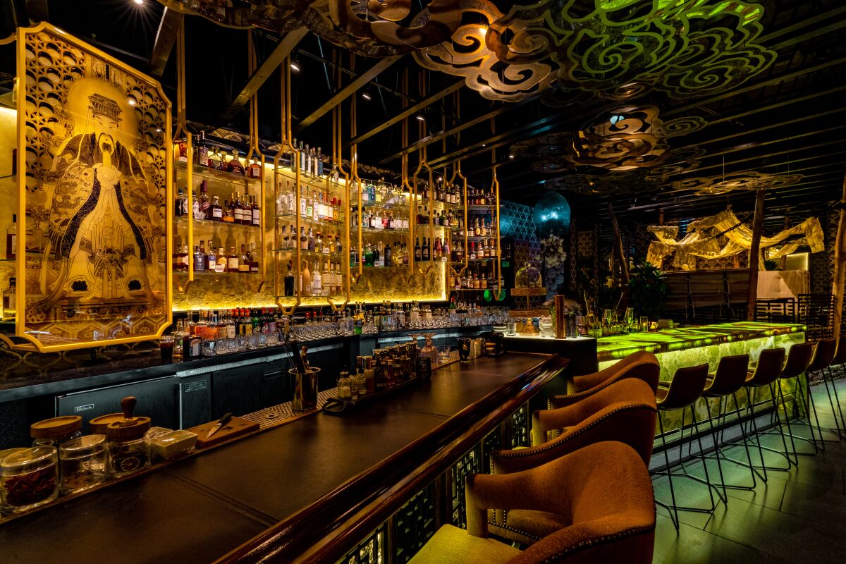 Ornate and over the top, the Convoy Street speakeasy Realm of the 52 Remedies is a singular establishment on every level.