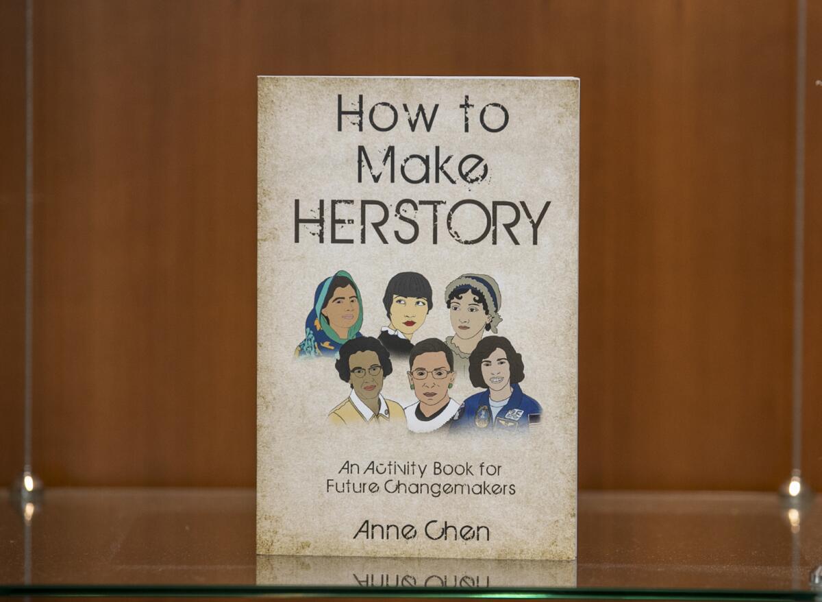 Anne Chen, a junior at Sage Hill School, recently published "How to Make HERSTORY."