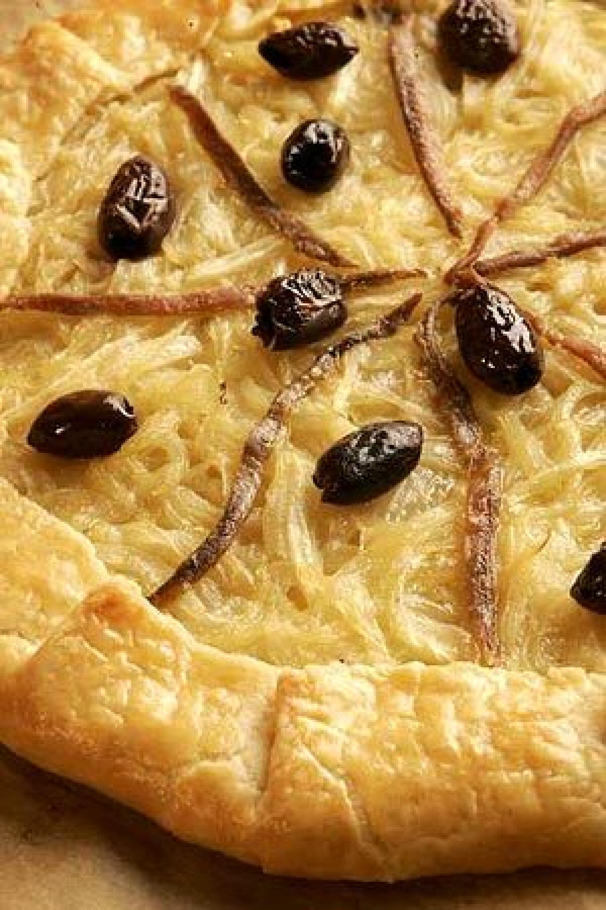 A flaky crust and buttery sweet onions define this tart.
