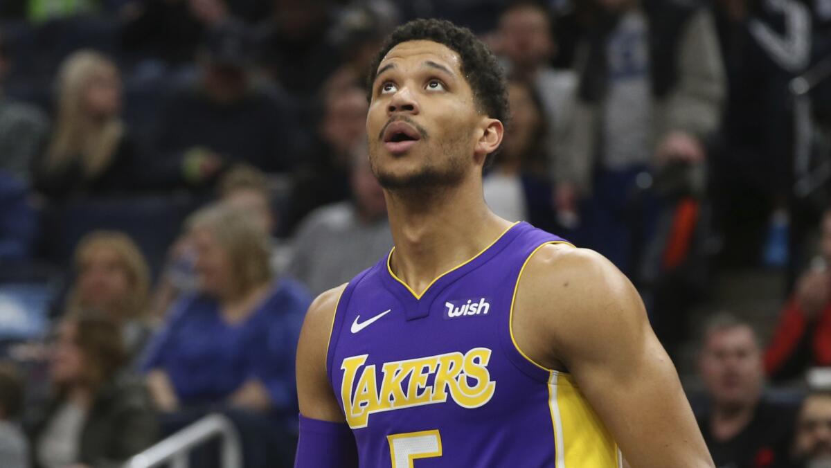 Things are looking up for Josh Hart.