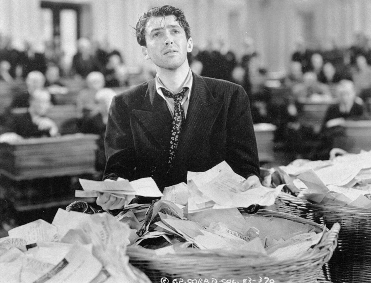 James Stewart in the 1939 classic "Mr. Smith Goes to Washington."